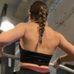 entrenando en el gimnasio